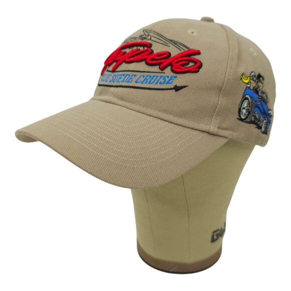 Tupelo Blue Suede Cruise 2021 Strapback Cap Trucker Baseball Embroidered Hat - Picture 2 of 16